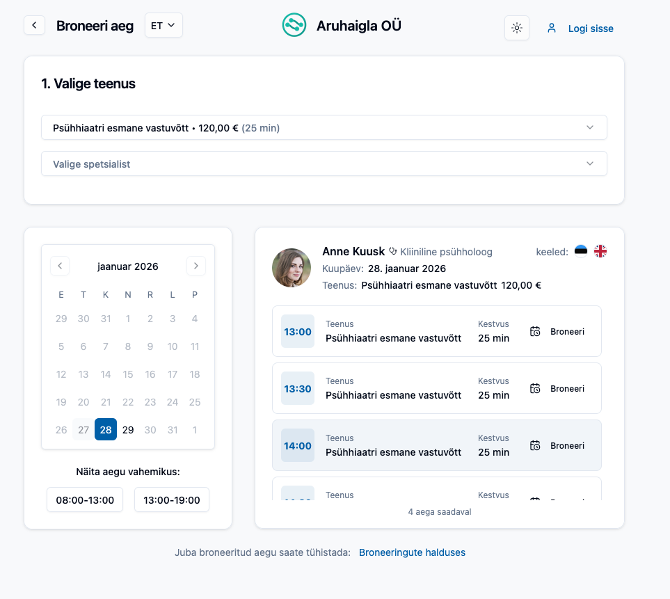 MinuPatsient feature screenshot